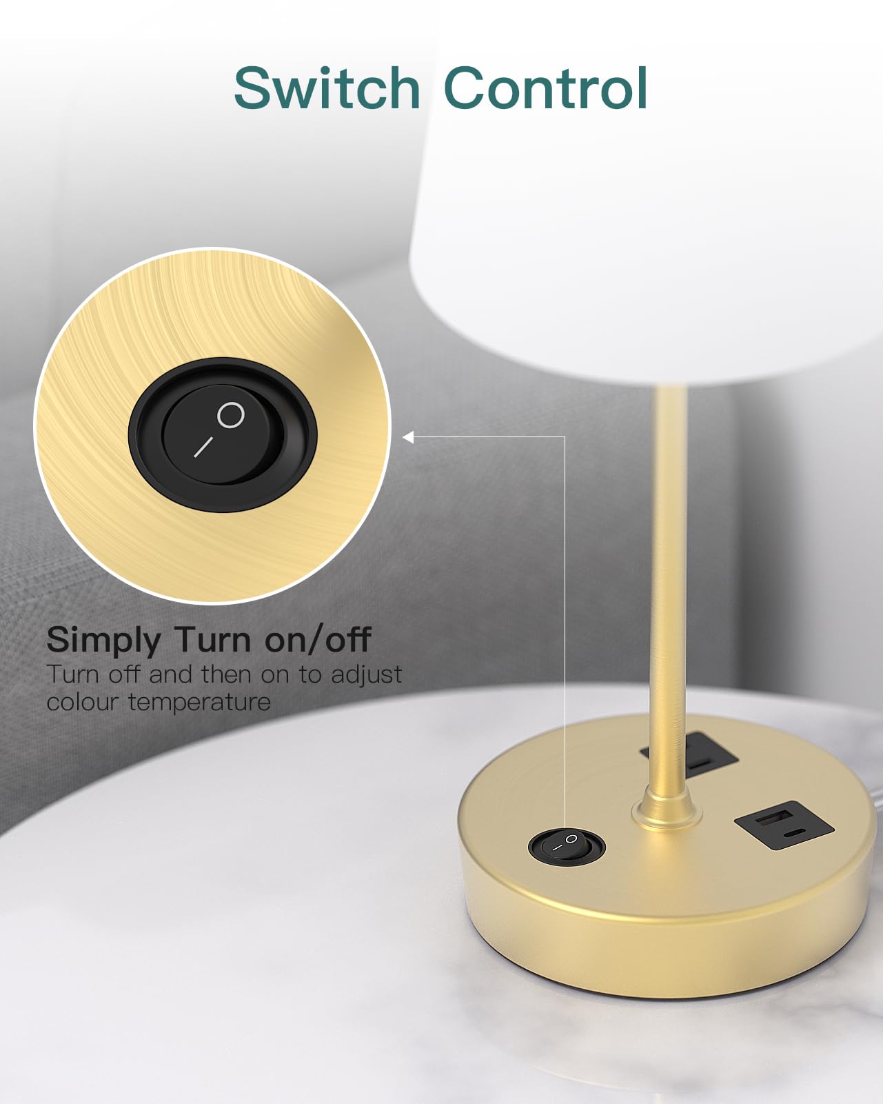 Addtam LED bulb included, energy efficient and flicker-free