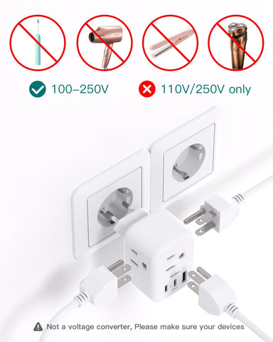 Addtam note not a surge protector; use with care