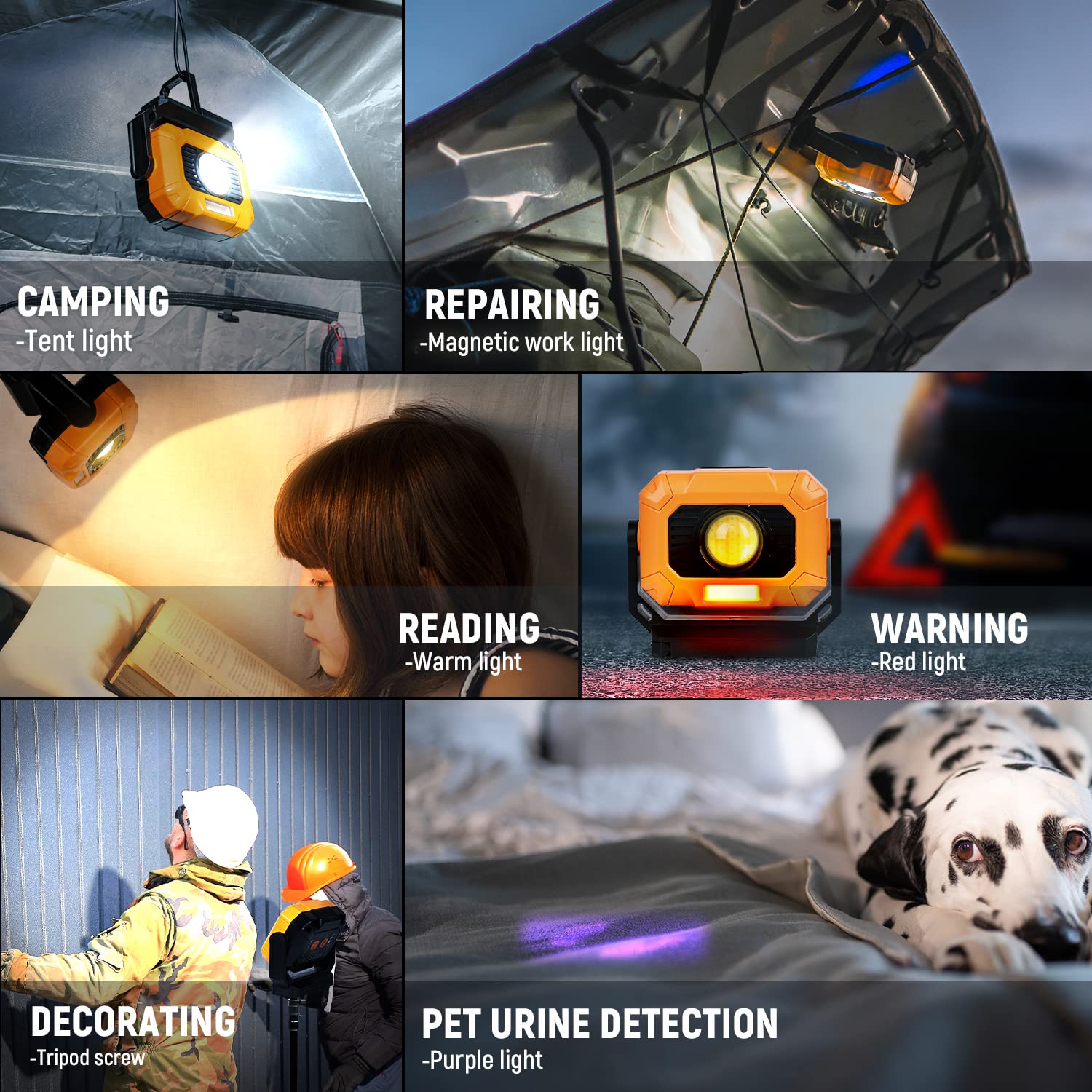 Adelante pocket-size light is easy to carry for quick setups.