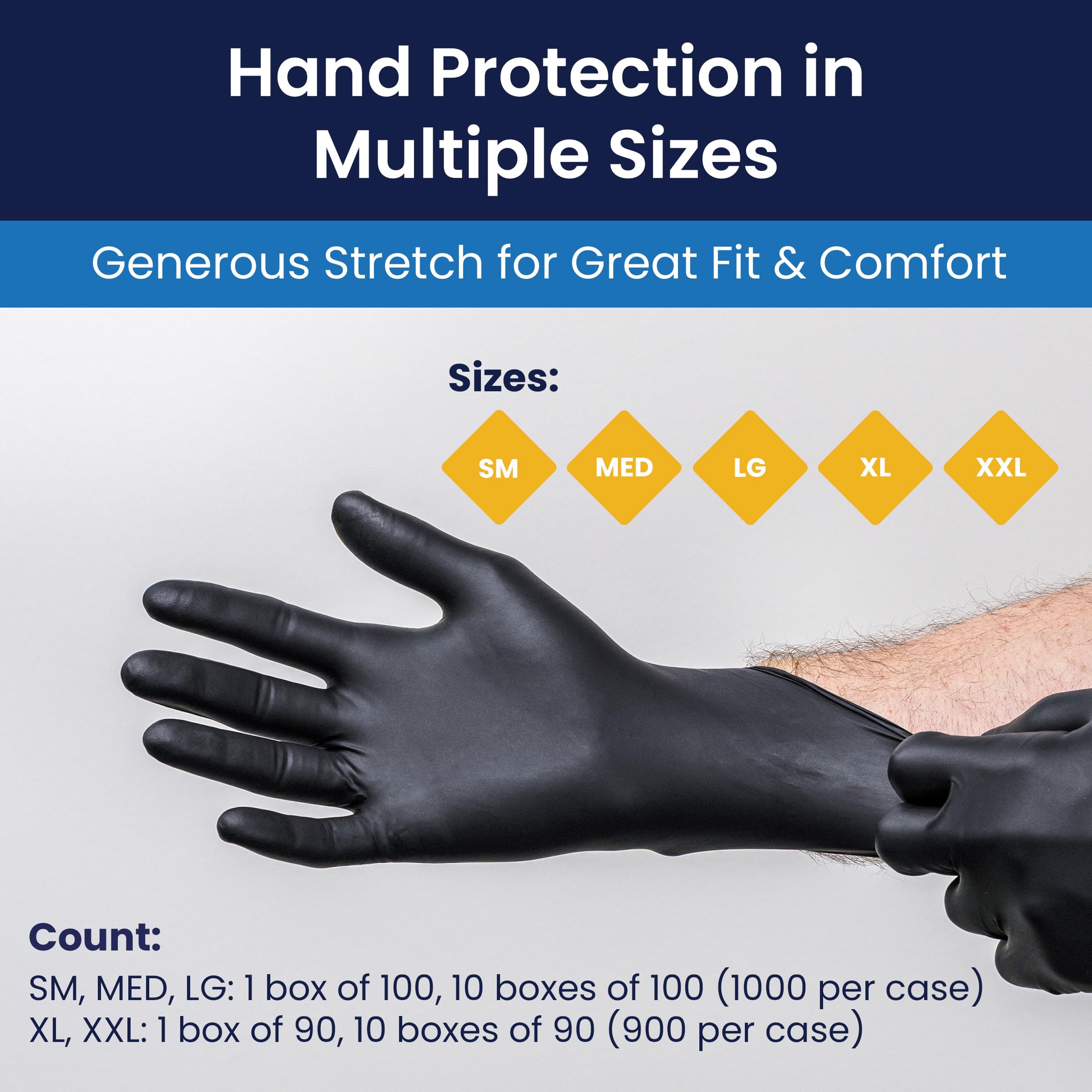 Adenna Dark Light dispenser box keeps 100 gloves easily accessible.