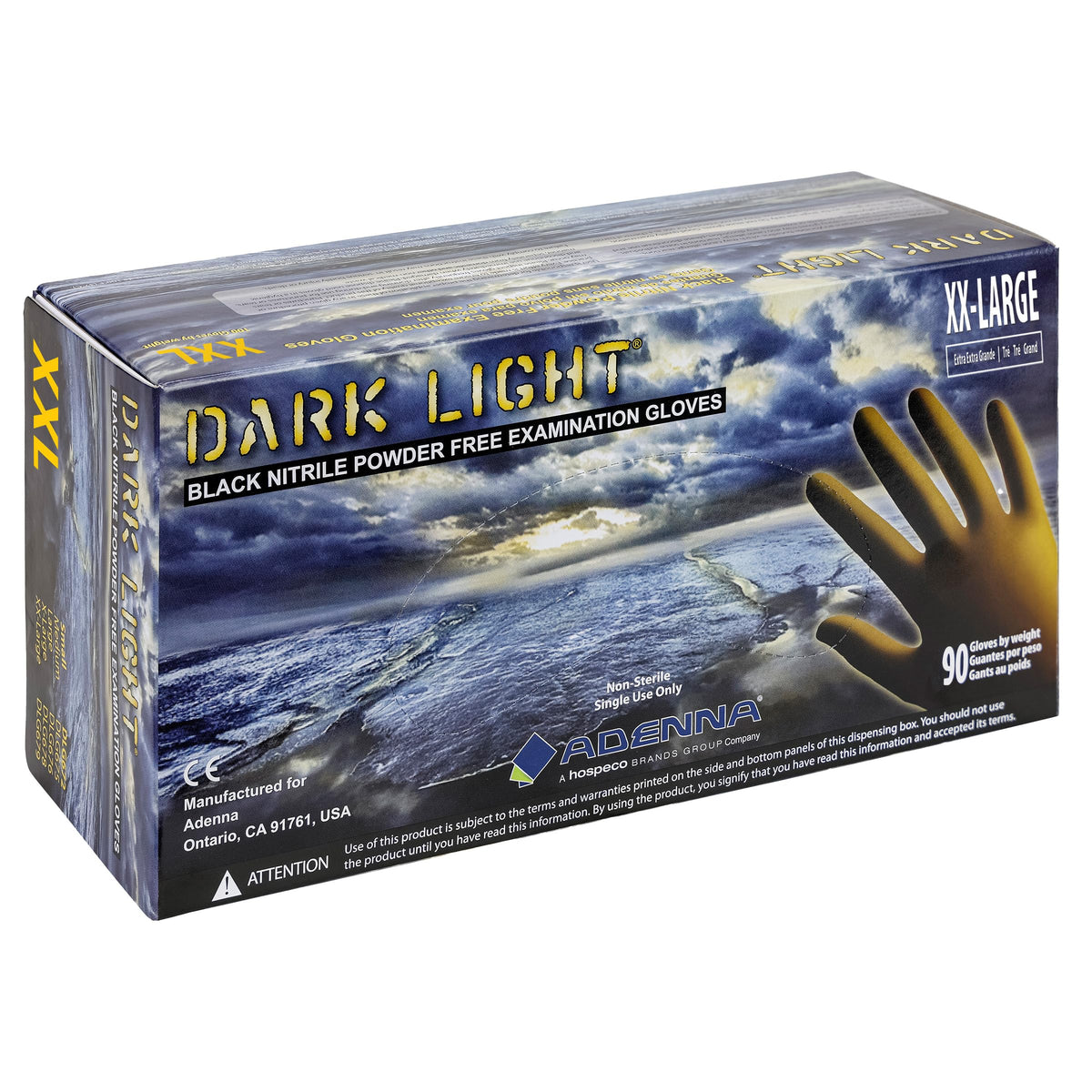 Adenna Dark Light gloves with textured grip for secure handling in wet conditions.