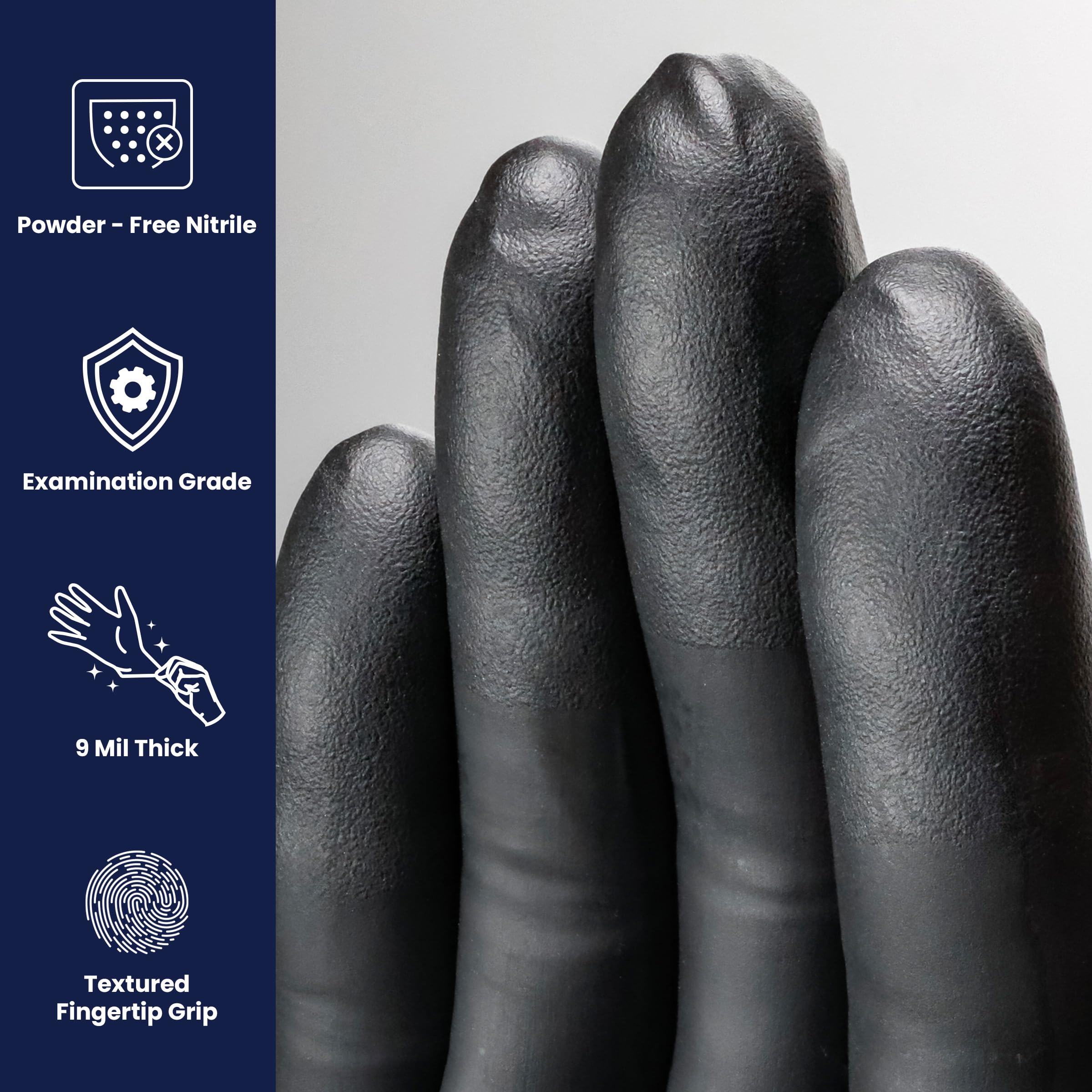 Adenna DLG678 Dark Light glove textured grip for secure handling in wet conditions