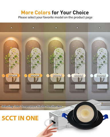Adetu color temperature slider demonstrating 5CCT options for ambience