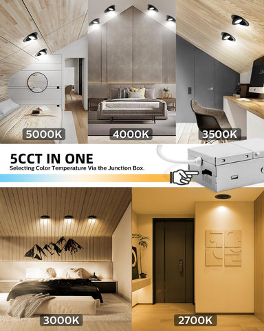 Adetu dimmable 4-inch recessed light offers smooth brightness control.