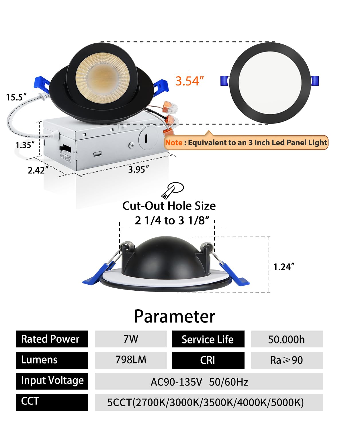 Adetu easy-install ceiling recess with standard cutouts for retrofit projects