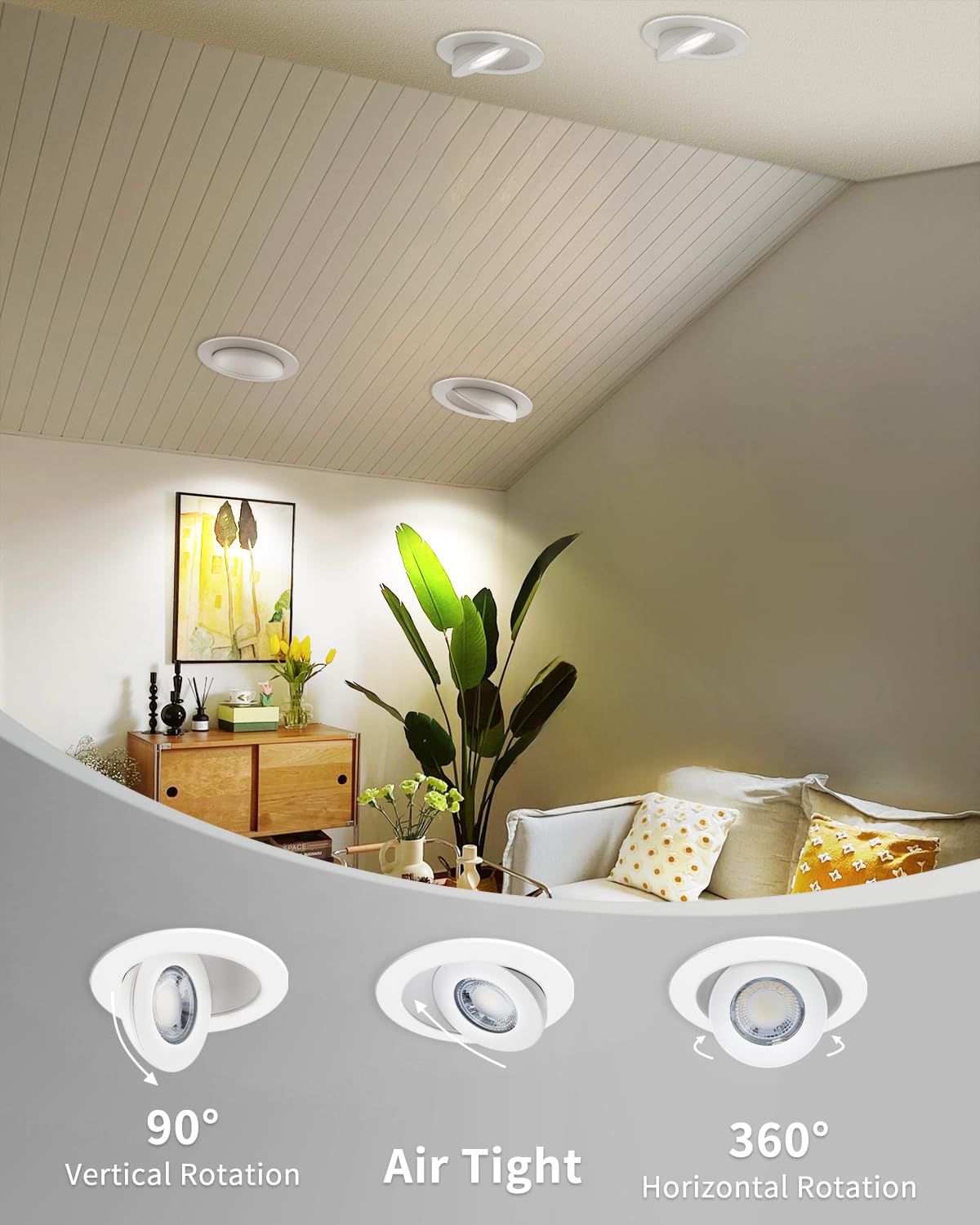 Adetu 982LM, 10W LED downlight delivers bright, energy-efficient illumination.
