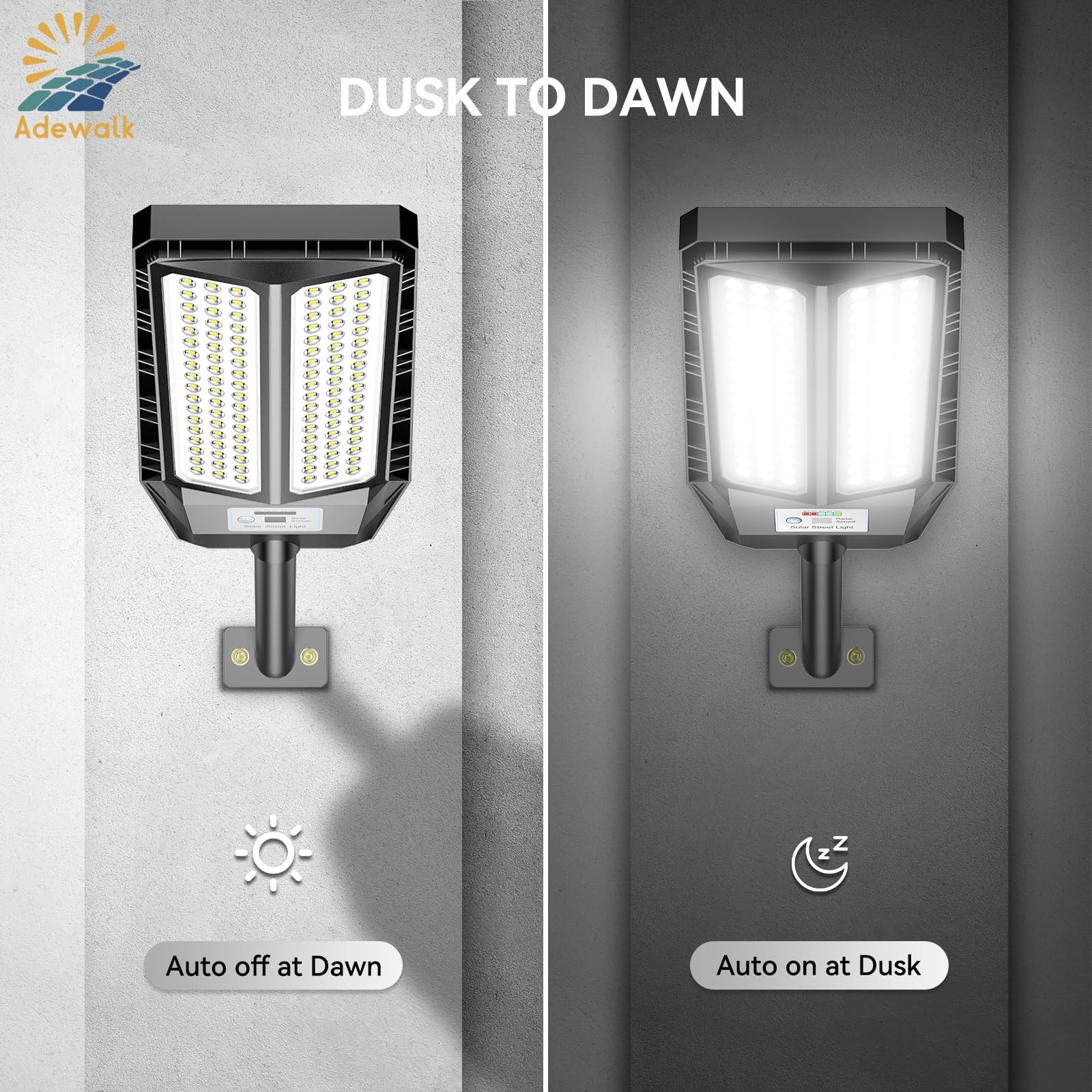 Adewalk maintenance-free outdoor lighting for hassle-free use.