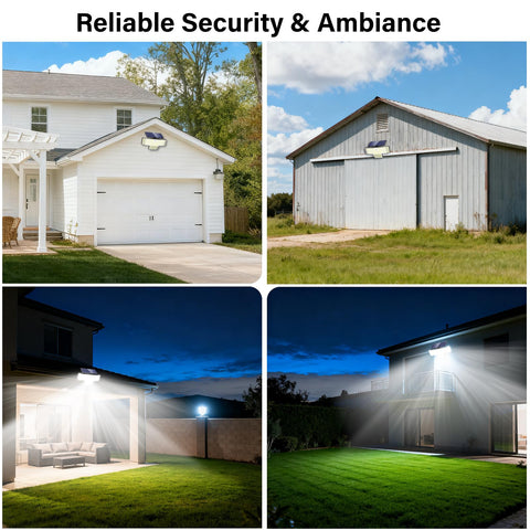 Easy installation with included mounting hardware on walls, fences, or trees.