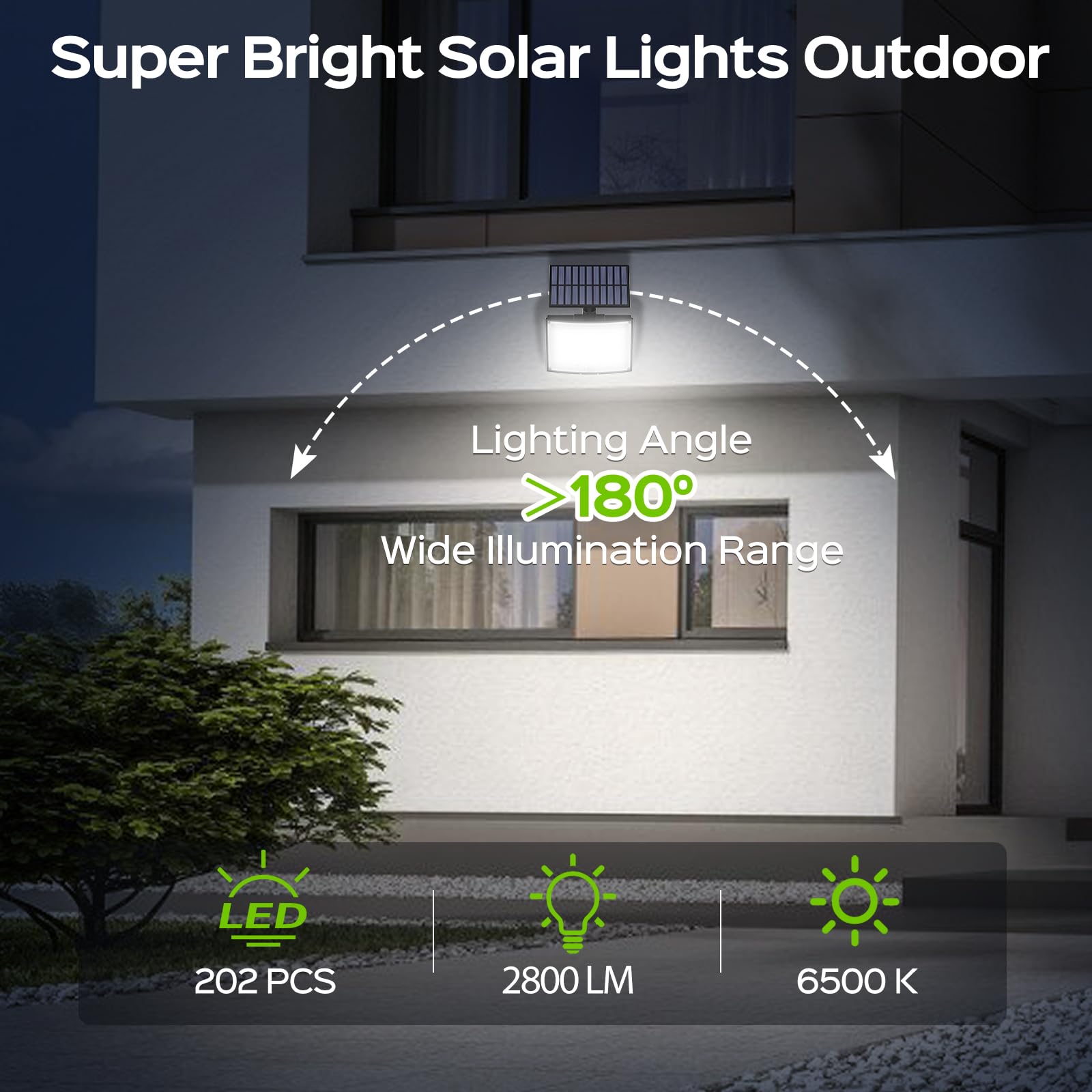 Adiding solar flood light remote control enables easy mode switching.