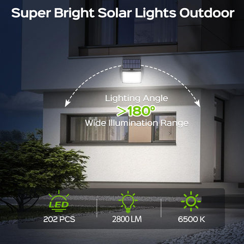 Adiding solar flood light remote control enables easy mode switching.