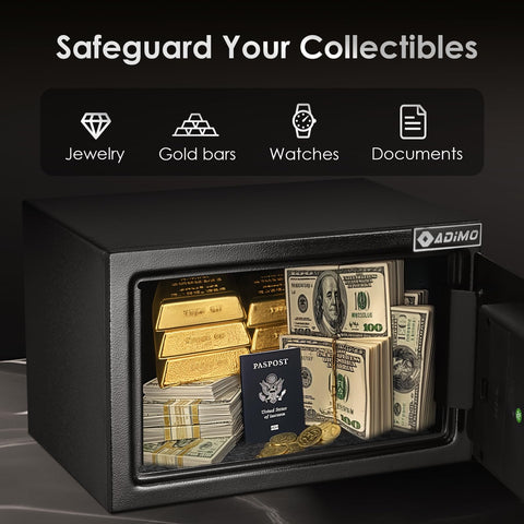 Versatile storage for cash, jewelry, passports, and important papers