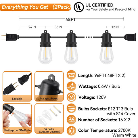 Adirxon 18AWG cord ensures easy, professional-grade installations.