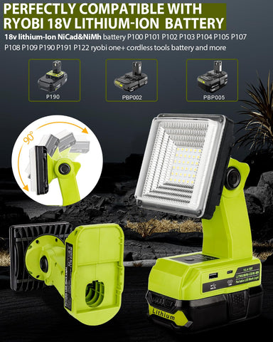 Adisipsoarin 1500lm brightness improves visibility on any project site.