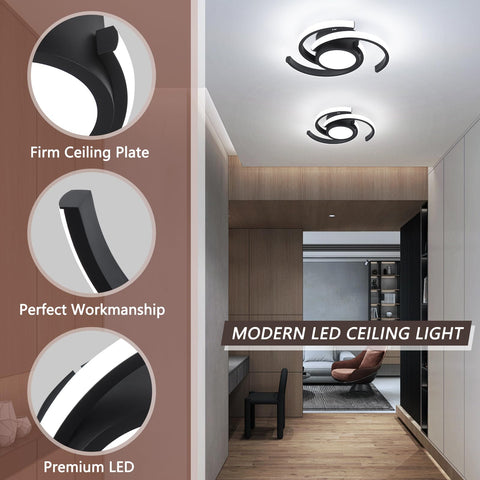 ADISUN ceiling light design with cool wind-inspired silhouette for modern interiors