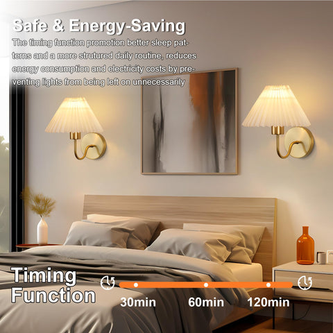 Classic golden ADISUN wall lamps suited for dining rooms