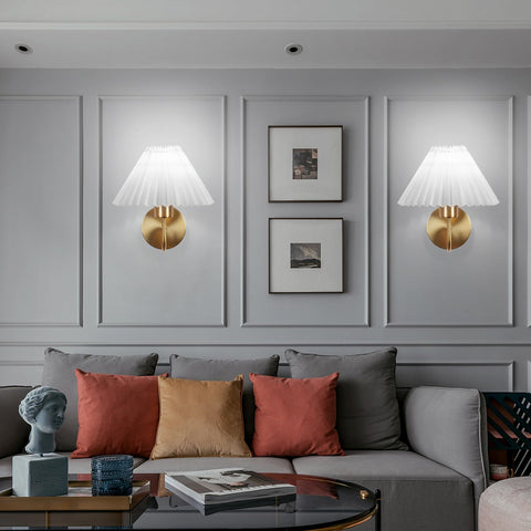 ADISUN dining room wall light creates warm ambience