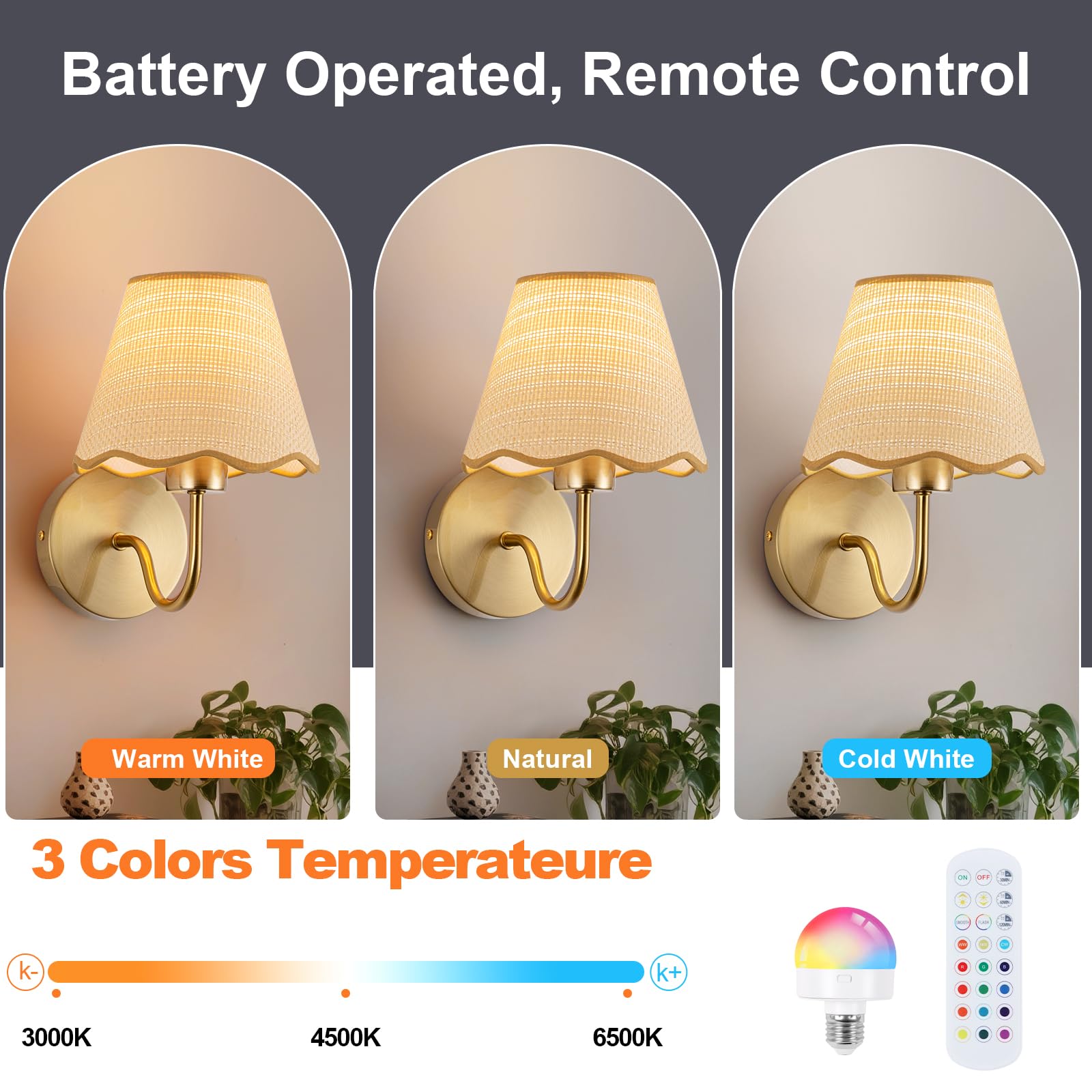 No wiring required with wireless installation for quick room setup.