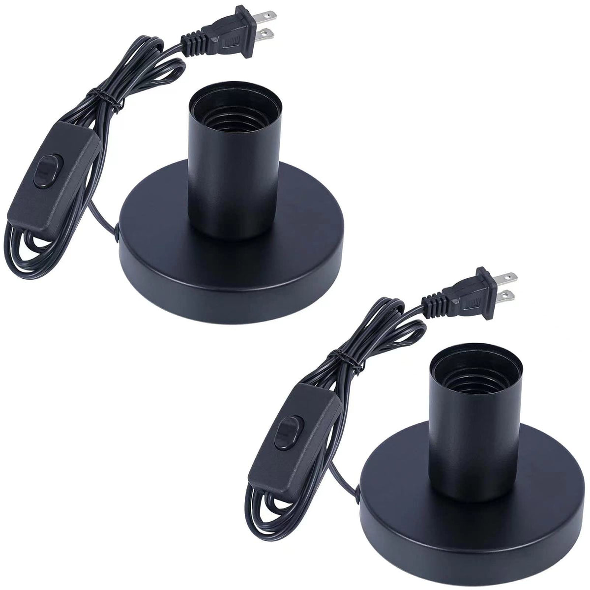AdiyZ industrial table lamp base features a sturdy metal frame for stable lighting.