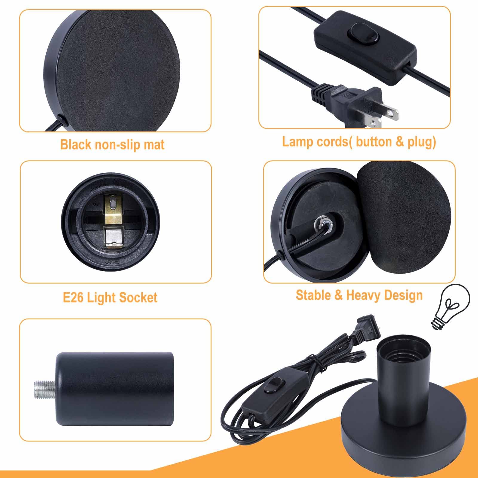 AdiyZ on/off switch with US plug provides simple power control.