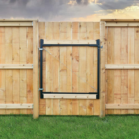 Adjust-A-Gate fits 36-72 inch openings for flexible spaces.
