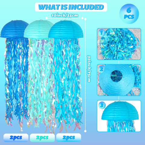 ADLKGG reusable ocean decor that stores flat for easy next-season use.
