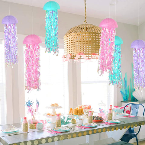 ADLKGG jellyfish lanterns indoors outdoors versatile event decor