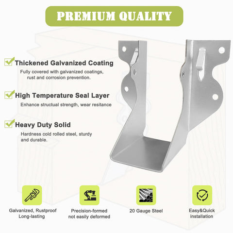 ADLMPW face-mount joist hanger facilitates quick bracket positioning for efficient installation.