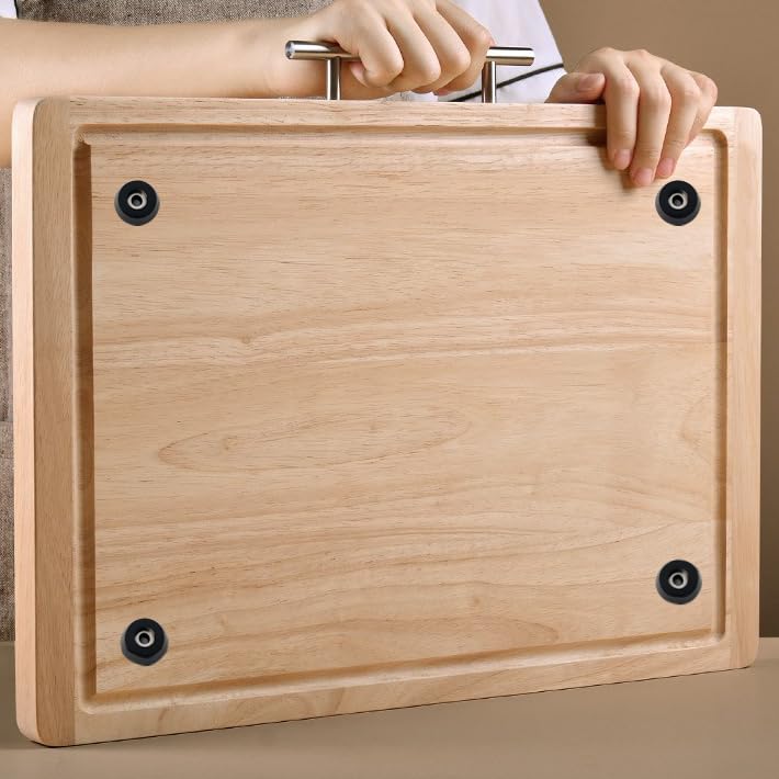 ADLUKAE 200-piece rubber feet with screws allow quick mounting.