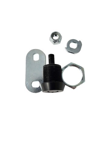 Admiral Locks installation view shows drill-ready hole and straightforward mounting for quick setup.