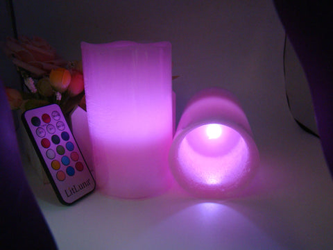 Adoria timer-enabled candles with 24-hour auto-cycle feature