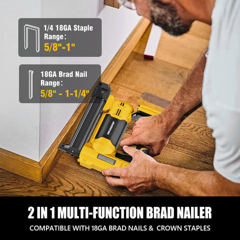 ADOTOCAM 2-in-1 cordless nailer and stapler for versatile DIY projects.