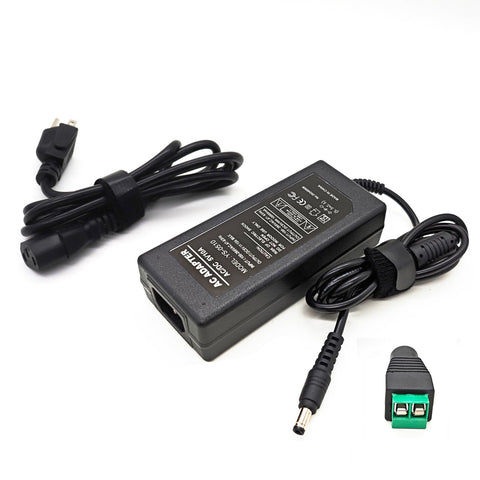 ADRESUNO 5V 10A power supply output cable powering LED strips safely