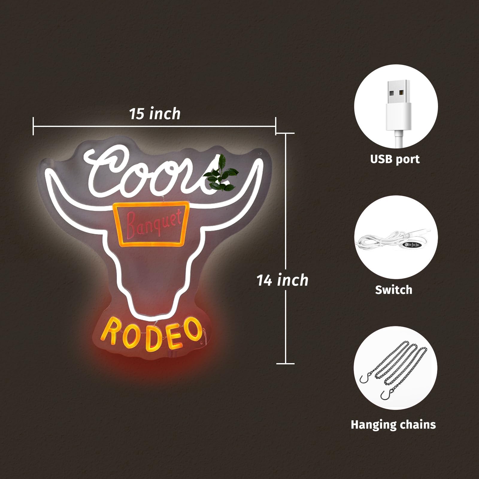 ADS JIE bar decor neon sign bright levels for mood control