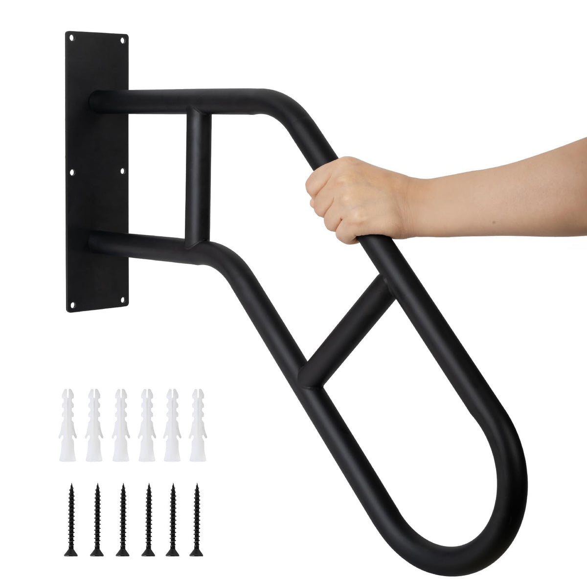 Aduanbang hand rails outdoor steps with U-shape wall mount offer reliable support for outdoor entryways.