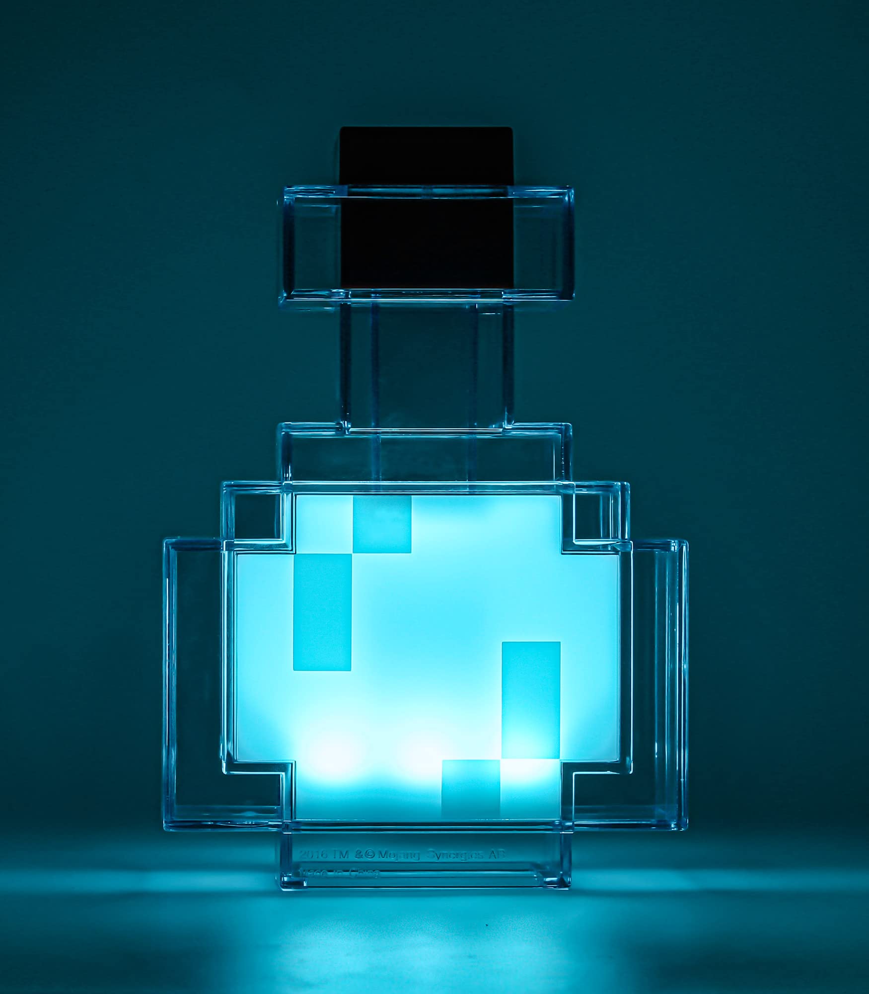Adumtil potion bottle color-change LED light in blue for relaxing reading ambiance