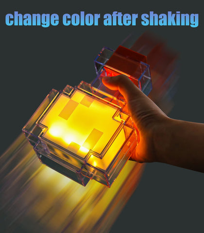 Adumtil potion bottle color-change LED light glows yellow for study spaces