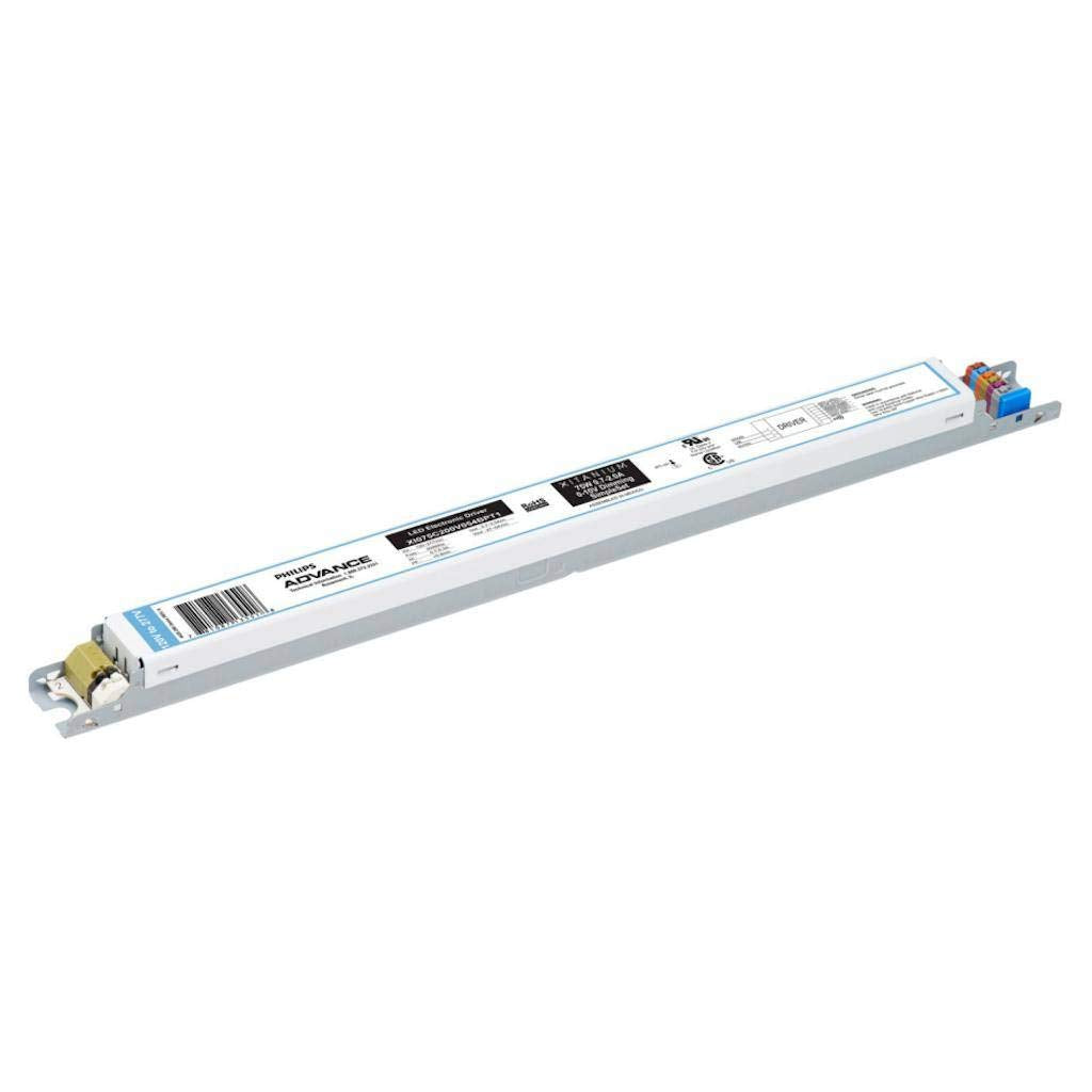 Advance Xitanium 75W LED driver front view for consistent dimming in commercial fixtures