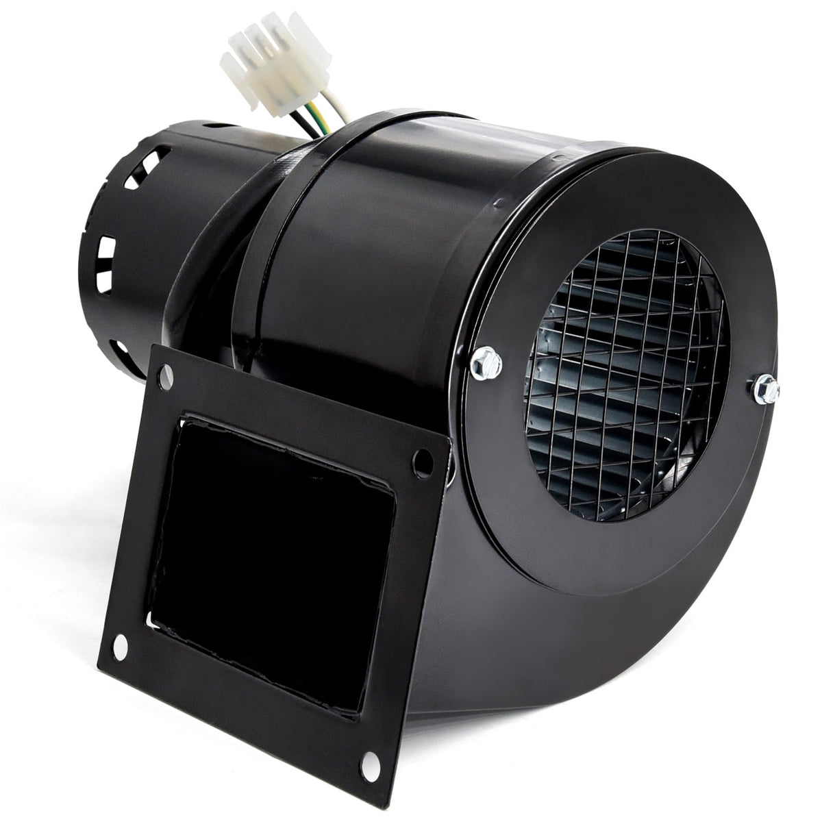 Adviace blower close-up shows Dayton compatibility and durable construction.