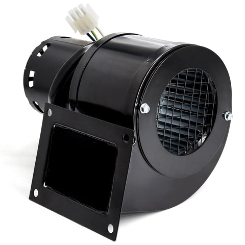 Adviace blower close-up shows Dayton compatibility and durable construction.