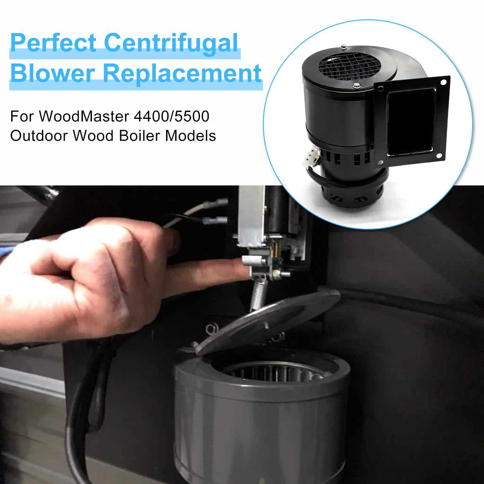 Adviace blower UL-listed and warranted for safe, long life.
