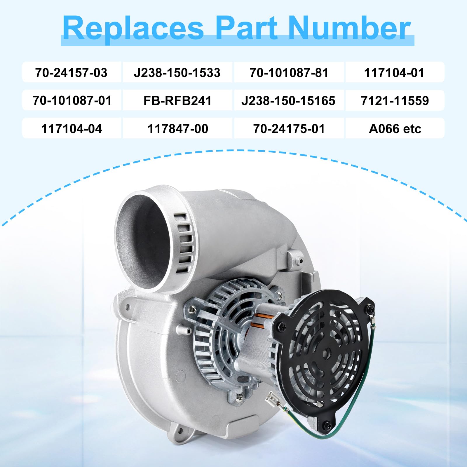 Adviace furnace draft inducer metal housing improves durability and long-term performance