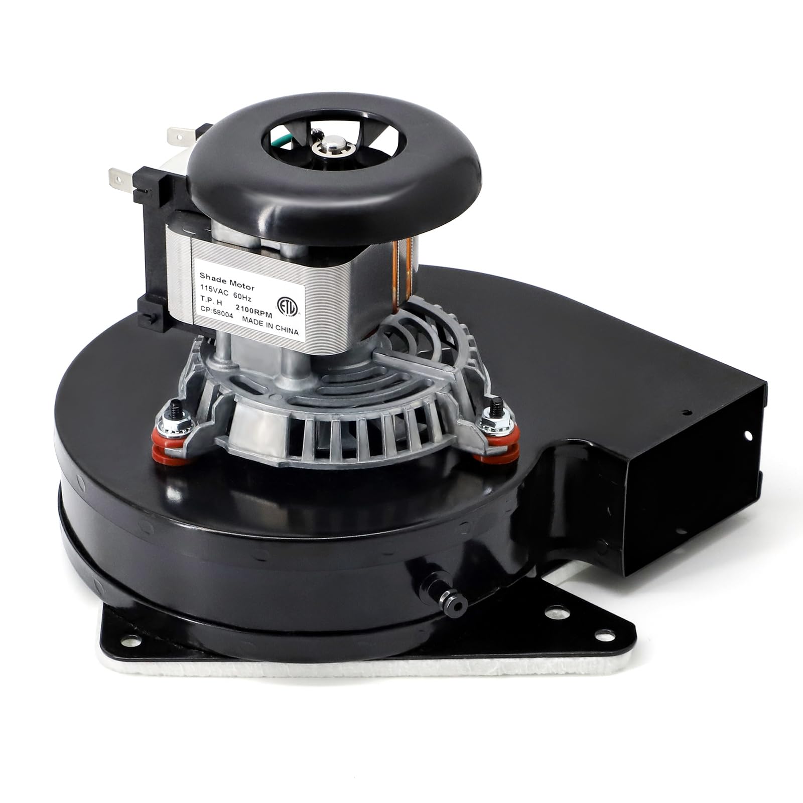 Adviace J238-112-11128 motor-assembly provides quiet, dependable furnace draft induction.