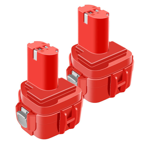Advtronics 2-pack 12V 3500mAh battery pack ready for quick Makita tool replacements.