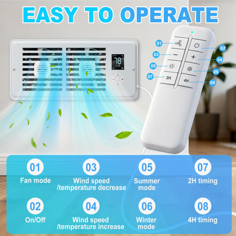 AearKing quiet booster fan runs at 18 dB for restful spaces