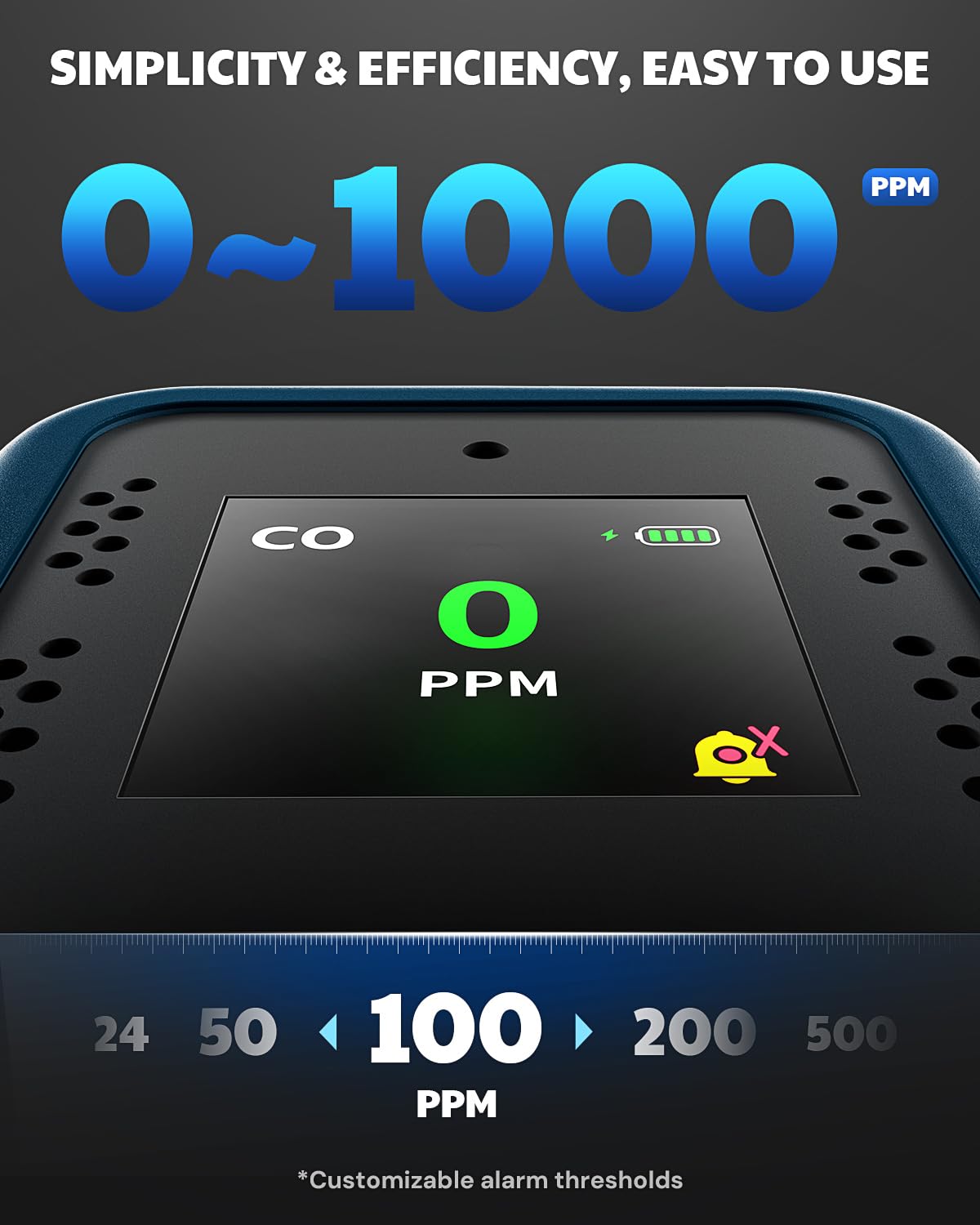 AEGTEST AGT-2309 LED alert display visible on device