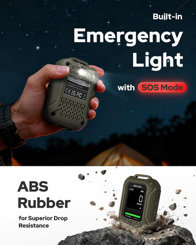 AEGTEST AGT-3000 built in lanyard for versatile outdoor placement