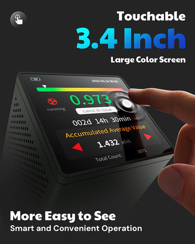 AEGTEST HOUND-2033 precise sensor provides fast radon readings