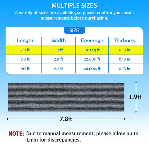 AEHISDHIE non-slip pile on boat deck for safer barefoot footing.