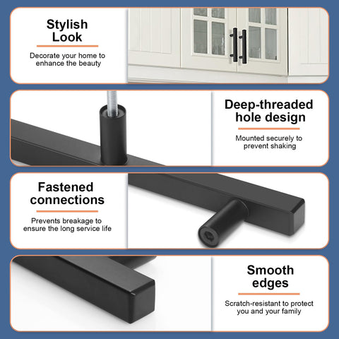 AEEKEL stainless steel cabinet pull offers rust-resistant durability for busy kitchens