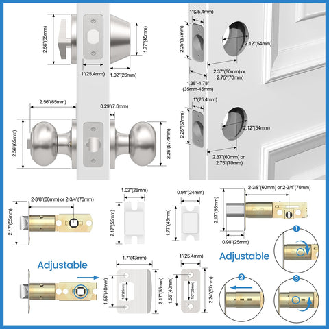 Simple installation guide included with AEEKEL 4-pack
